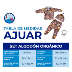 SET RN ALGODON ORGANICO NORDICO 4 PIEZAS en internet