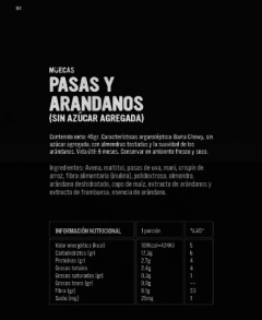 Caja 16 Muecas Pasas y Arándanos SIN AZUCAR 45grs - comprar online